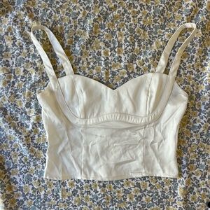 Princess Polly White Corset Top